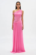 Sisal Mesh Maxi Dress - Orchid Pink