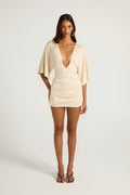 Rita Mini Dress - Stone