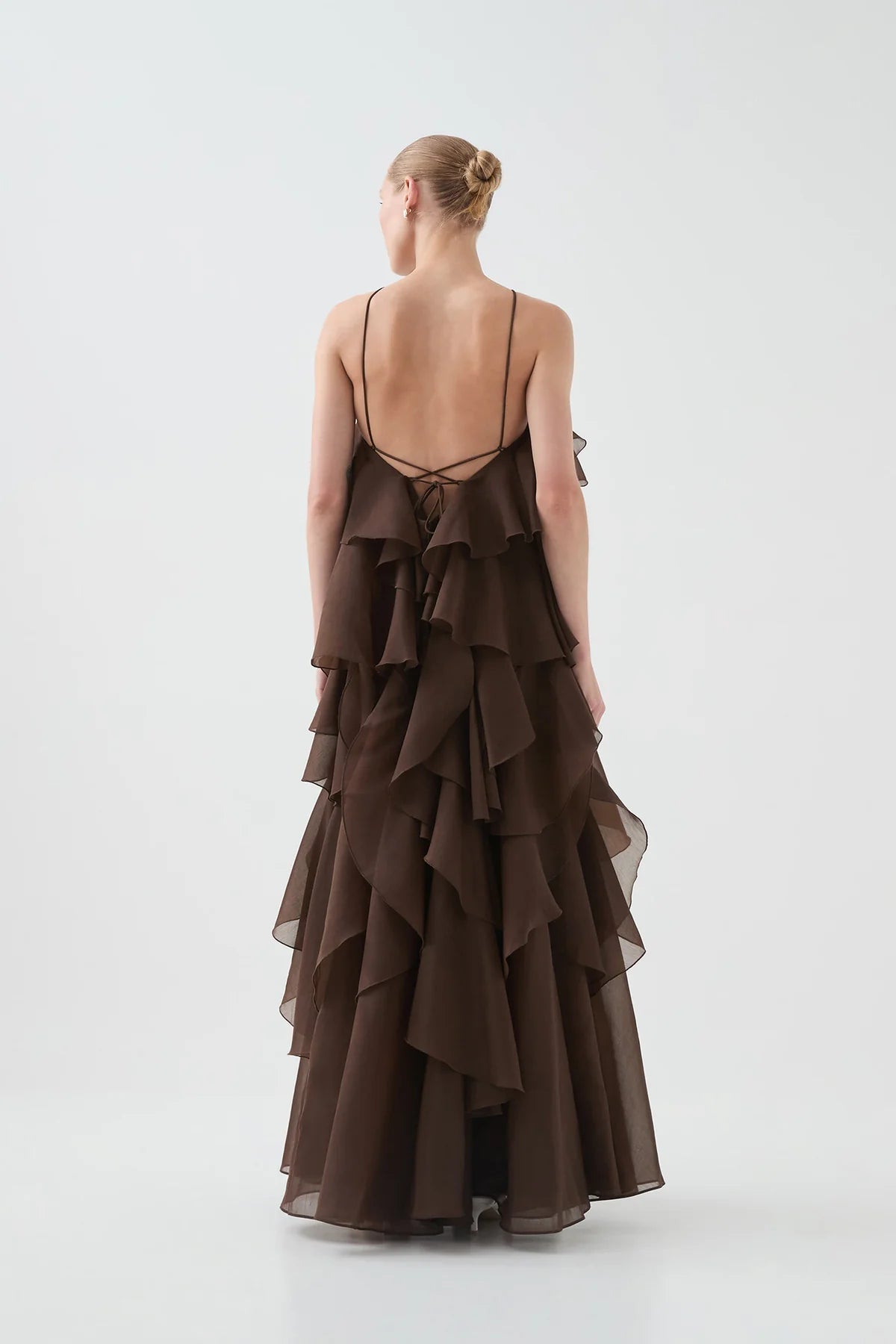 Pandorea Layered Maxi Dress - Carob