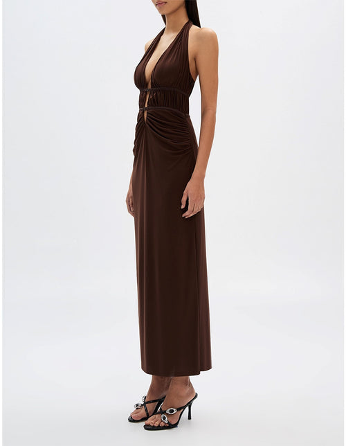 Celine Mesh Dress - Espresso