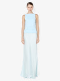 Mirabelle Cowl Neck Maxi Dress - Artic Blue
