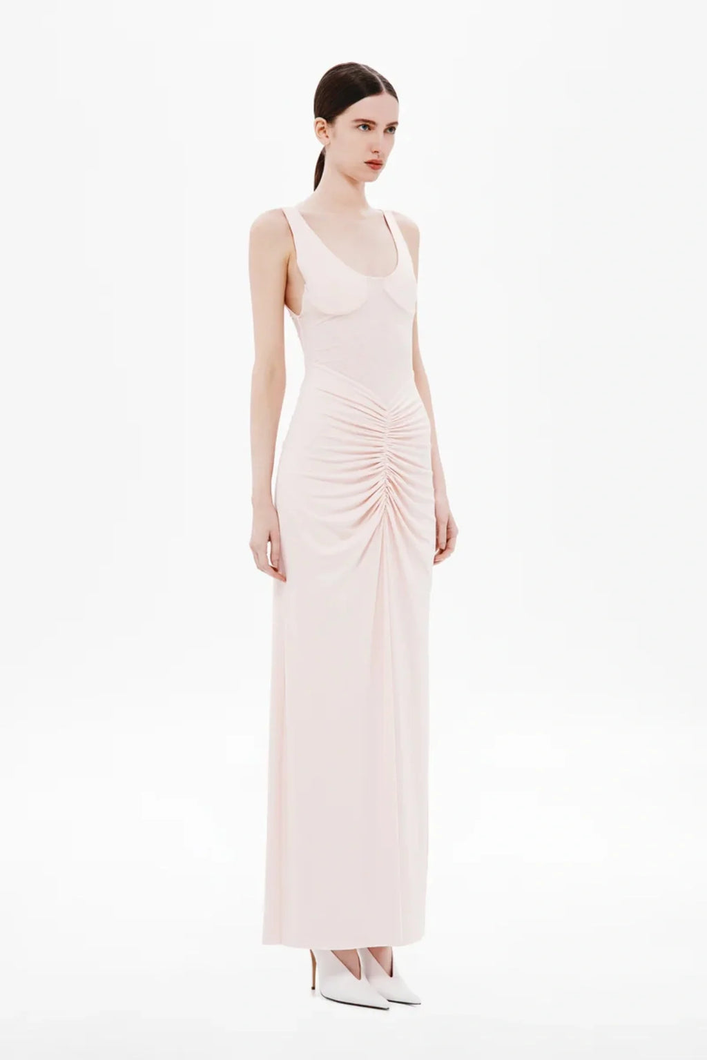 Gisele Jersey Dress - Dusty Pink