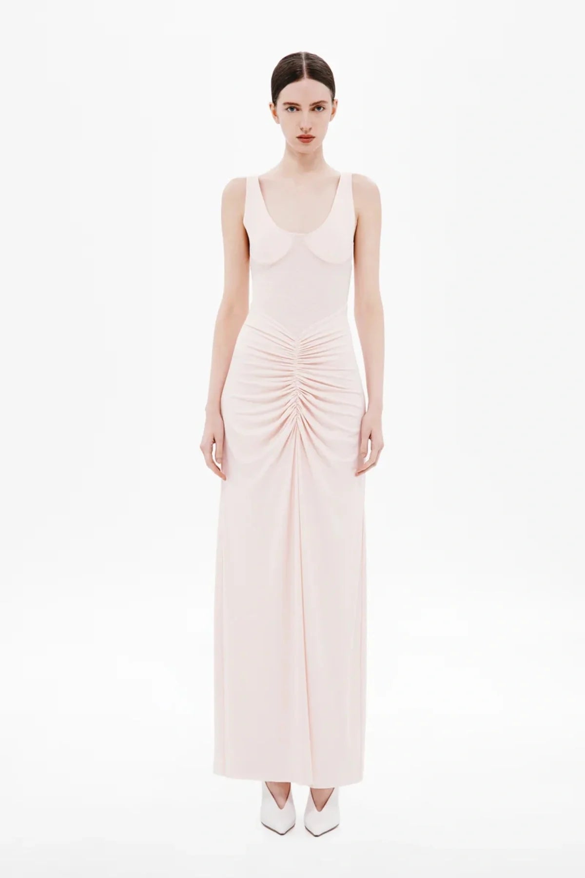 Gisele Jersey Dress - Dusty Pink