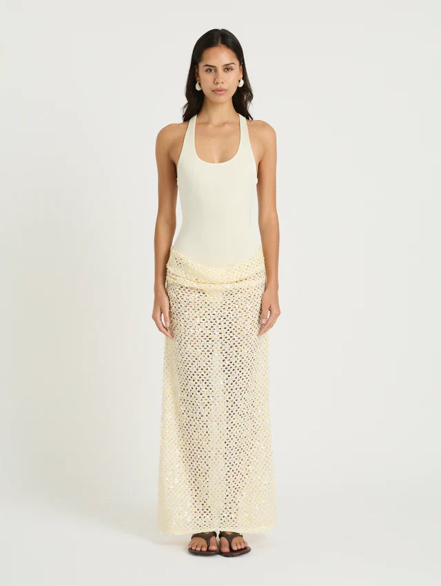 Ariel Maxi Dress - Shell