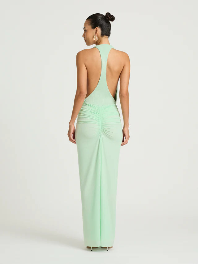 Octavia Maxi Dress - Bleached Aqua