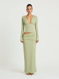 Agnes Maxi Dress - Pistachio