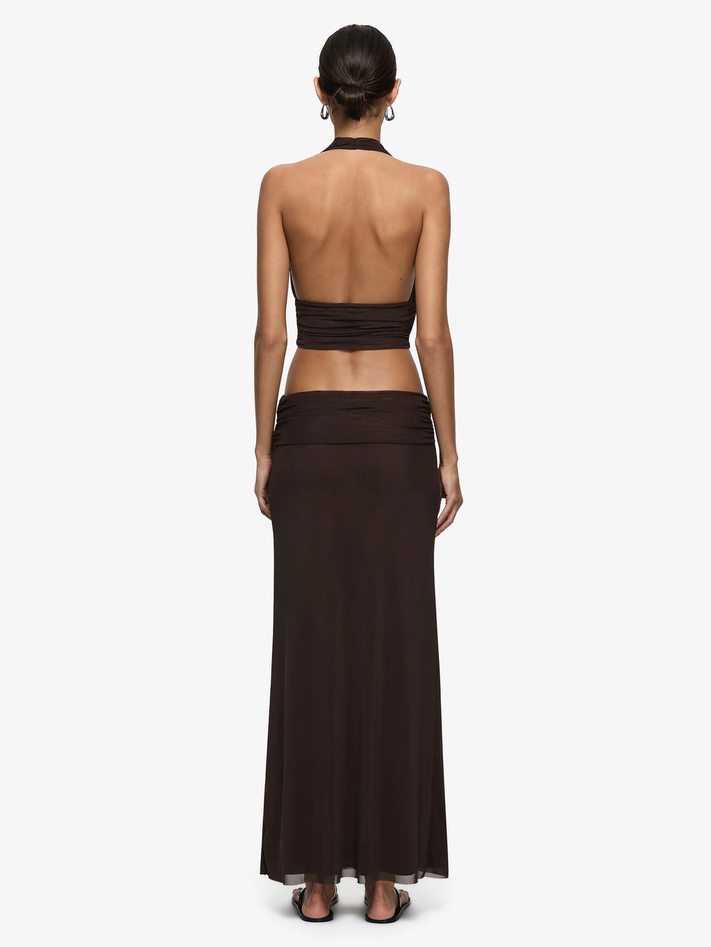 Eva Drape Top - Dark Chocolate