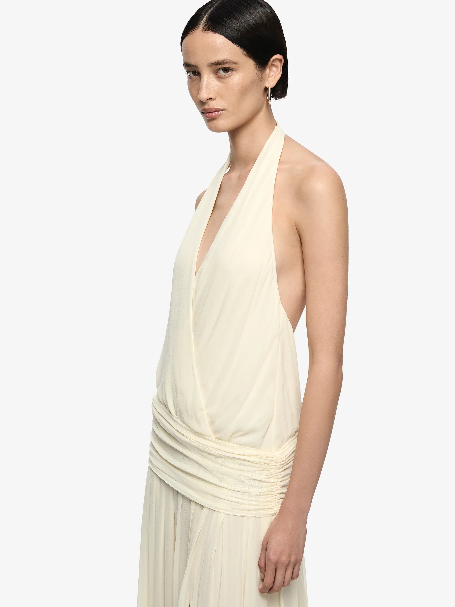 Jasmin V Maxi Dress - Lemon Sorbet