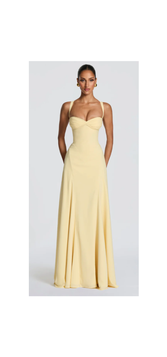 Irie Maxi Dress - Lemon