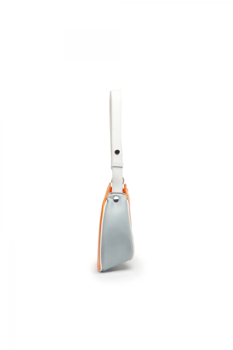 Orange Play-Shoulder bag in PU