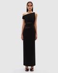 Leni Twill Dress - Black
