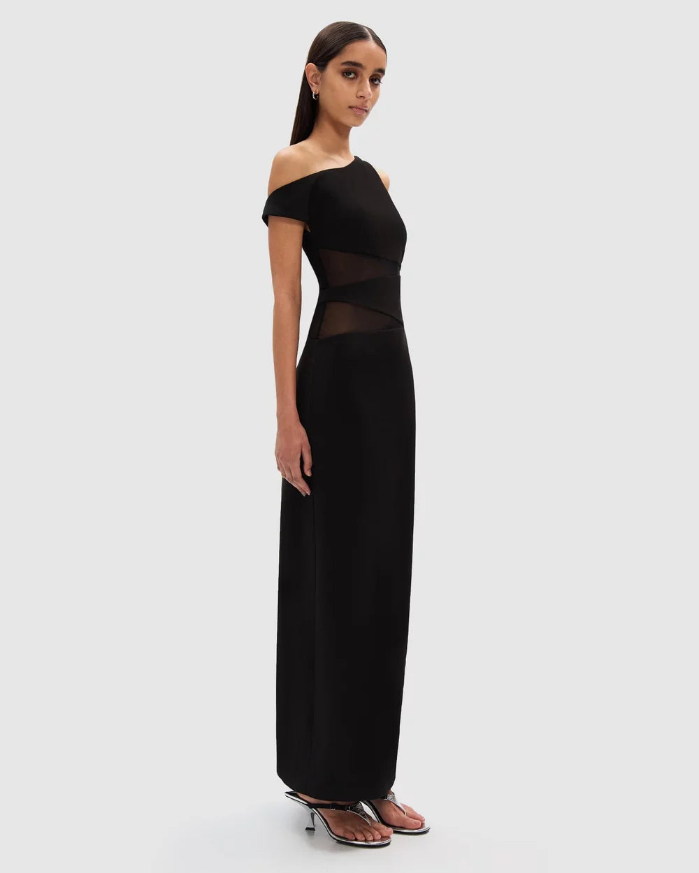 Leni Twill Dress - Black