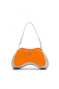 Orange Play-Shoulder bag in PU